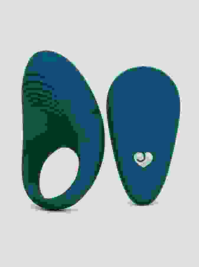 Lovehoney Champion Lover Remote Control Rechargeable Cock Ring, Green, hi-res
